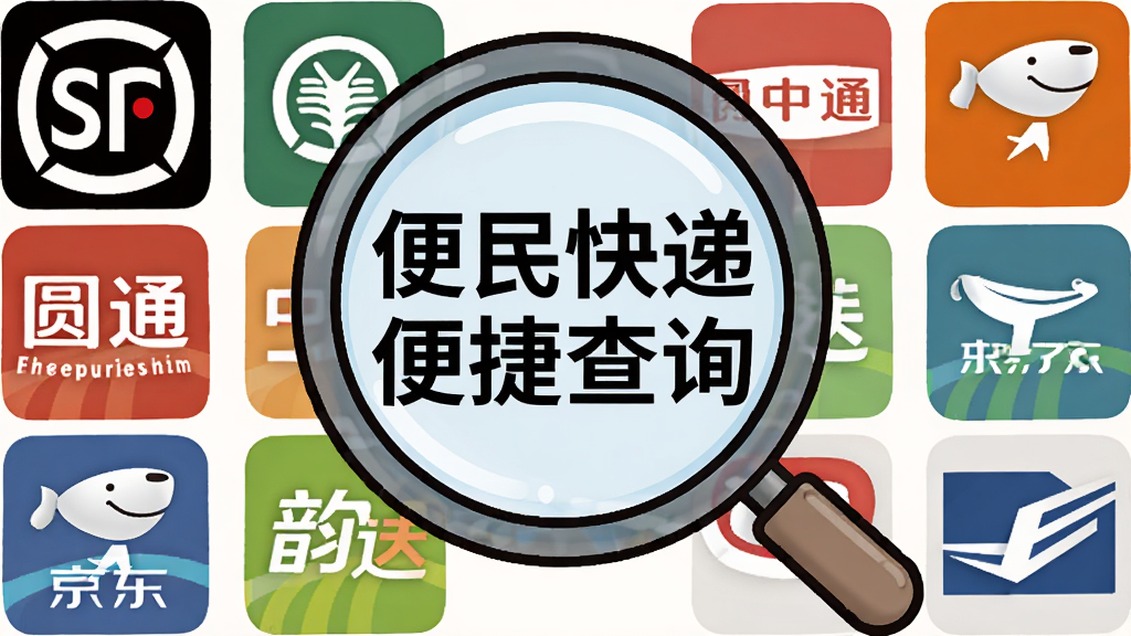 һ��չʾ��ݹ�˾��־���ϵĲ廭��������һ���Ŵ�����ɨ�衰�����ݱ�ݲ�ѯ����������Χ������˳�ᡢԲͨ����ͨ���ϴ�����������ȸ����ݹ�˾�ļ�ͼ�꣬���ͨ���ã�ɫ���������������򣬻��ʸɾ����޶���Ԫ��