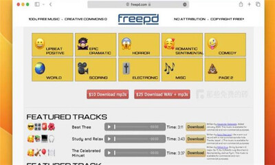 freepd免费音乐纯净版 freepd免费音乐纯净版