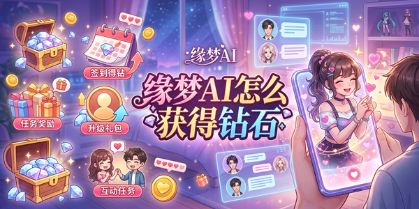 缘梦AI怎么获得钻石 缘梦AI钻石获取的途径 缘梦AI怎么获得钻石 缘梦AI钻石获取的途径