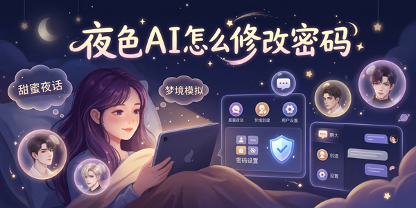 夜色ai怎么修改密码 夜色ai怎么编辑个人资料 夜色ai怎么修改密码 夜色ai怎么编辑个人资料