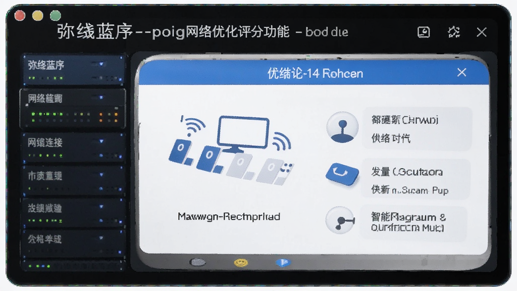 弥络蓝序-智能网络连接工具网络优化评分功能使用