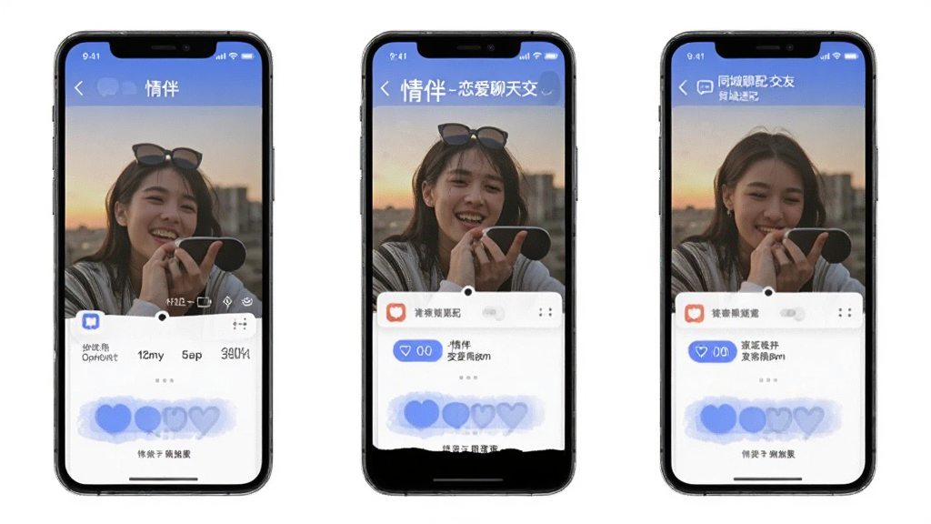 情伴-恋爱聊天交友软件 同城速配 功能截图