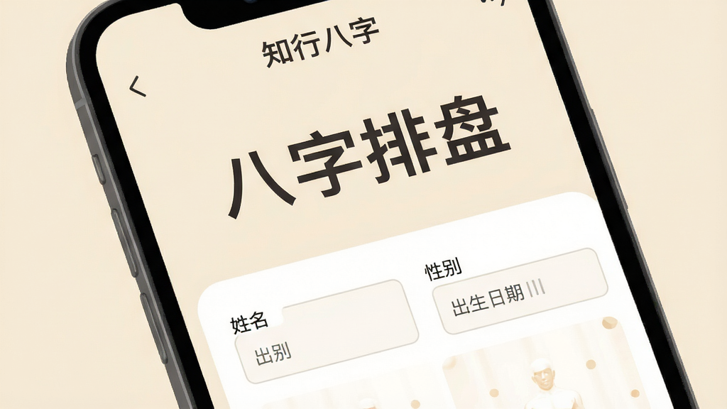 ��������Ϊһ���ֻ���Ļ��д����Ļ��������ʾ��֪�а��֡�APP����ҳ���棬�Ϸ��С��������̡��ĸ����֣��·����������Ա𡢳���������������岼�ּ����ˬ������Ϊǳ��ɫ������ƽ�����Ű������ϸ��Բ�󣬻��ʸɾ��޶���Ԫ��