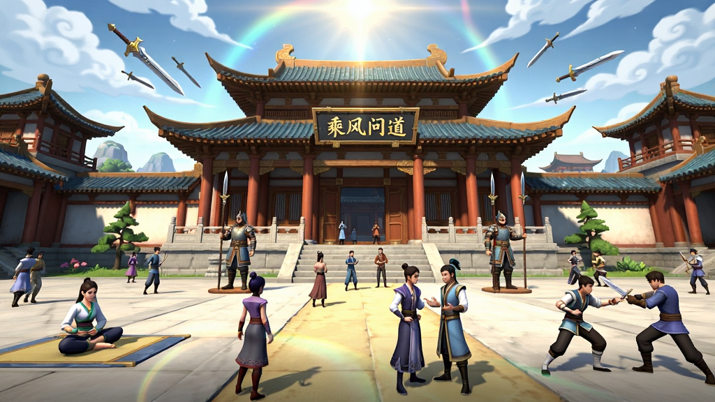 ���壺��Ϸ���ų�����һ����ΰ�ĹŴ������Ⱥ���㳡���кܶ���ҽ�ɫ���߶��������ſ�����λ�ֳֳ�ǹ�����������֣����彨������ƫ�ϣ���ҽ�ɫ�ֲ������²�����������ƺͷɽ����Ű棺������������ڶ൫�����ң��������С��˷��ʵ����Ҷ�����ϷCG���ɫ������������ϸ�ڷḻ��ϸ�ڣ����ﶯ�����죬�д����ġ��жԻ��ġ����д�ģ�����й���Ч�������ʣ�����ϸ�壬�ɾ��޶���Ԫ�ء�