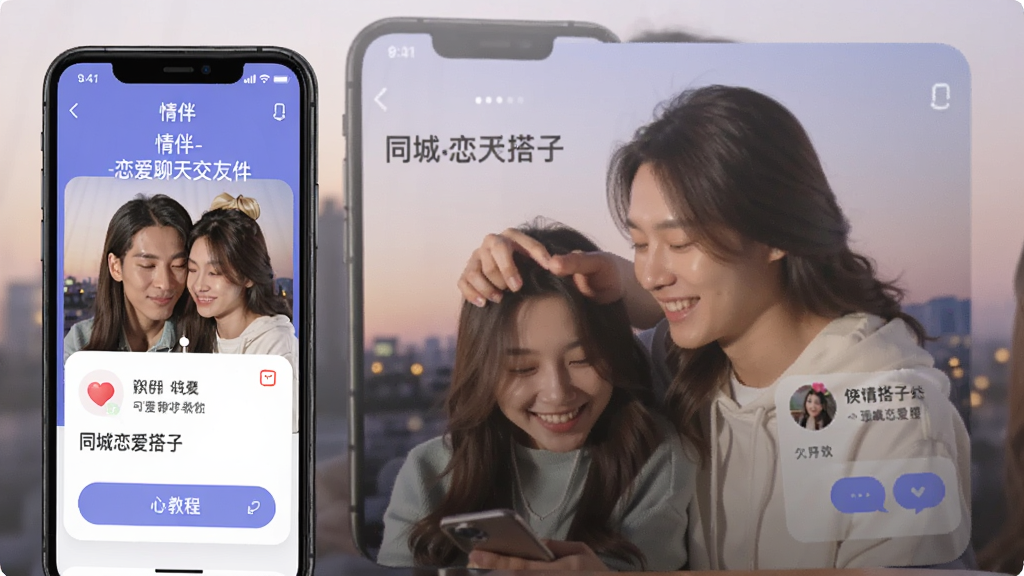 情伴-恋爱聊天交友软件 同城恋爱搭子 使用教程
