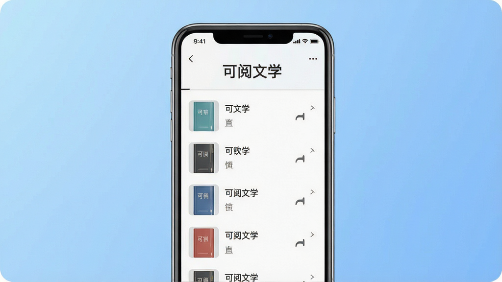 һ��չʾ������ѧApp����ȫò��ͼƬ��������һ�����ڲ���С˵���ݵ������ֻ�����Ļ���������ġ�������ѧ�������ͼ�������б�����������͵Ľ�����ɫ������ƽ�����Ű�ɾ���ϸ�ڷḻ�����ʸ���ɾ����޶���Ԫ�ء�