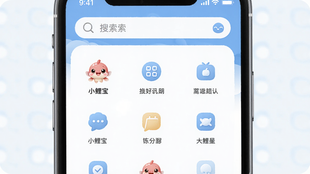 չʾ��С�𱦡�Ӧ�������棬����Ϊ���������·�Ϊ�Ź�����ͼ�꣬���岼�ּ�࣬ɫ���԰�ɫ�͵���ɫΪ����������£�ϸ�ھ��£����ʸɾ����޶���Ԫ�ء�
