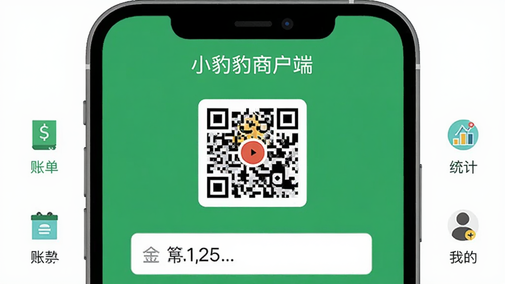 ͼƬչʾС�����̻������ֻ��ϵ������棬����Ϊ��ɫ������������ʾ��С�����̻��ˡ��������·�Ϊ�տ��ά��ͽ������������������˵���ͳ�ơ��ҵ�ͼ�꣬�����ƽ����ƣ�ɫ�����£����ʸɾ��޶���Ԫ��