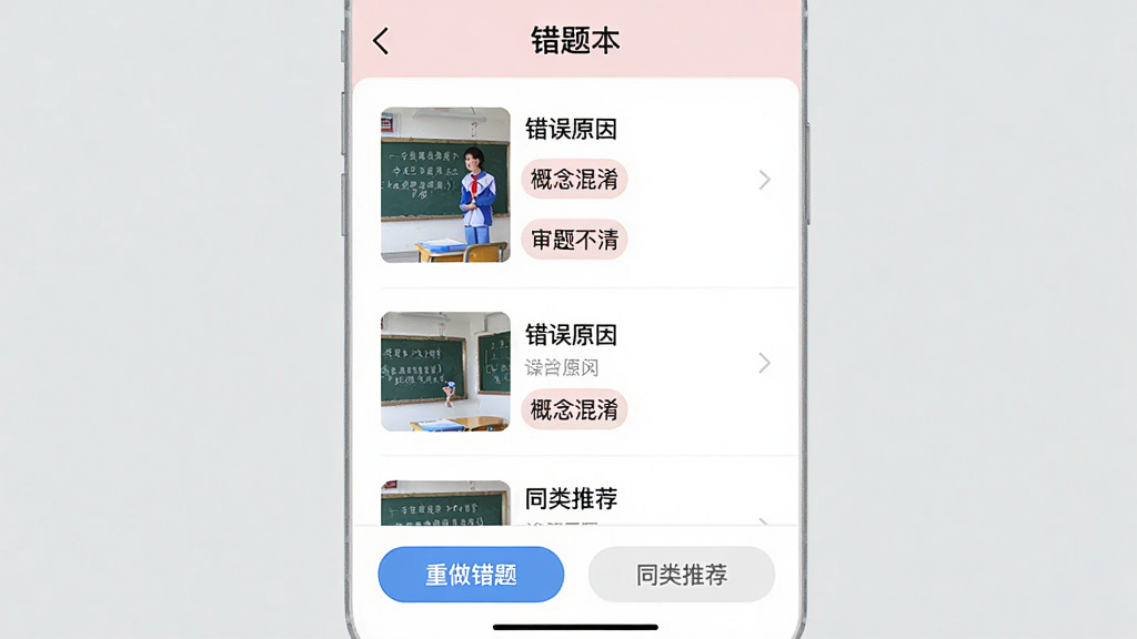 һ���п�����ͨapp�ġ����Ȿ�����棬�б�չʾ������Ŀ����ͼ�ʹ���ԭ���ǩ���硰��������������ⲻ�塱�����ײ��С��������⡱��ͬ���Ƽ���������ť�������ǵ���ɫ������Լ�����ʸɾ��޶���Ԫ�ء�