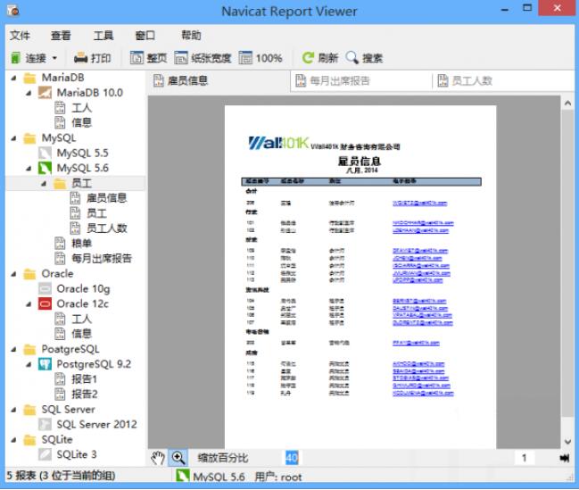 Navicat Report Viewer�����鿴��v3.2.4 �����鿴��