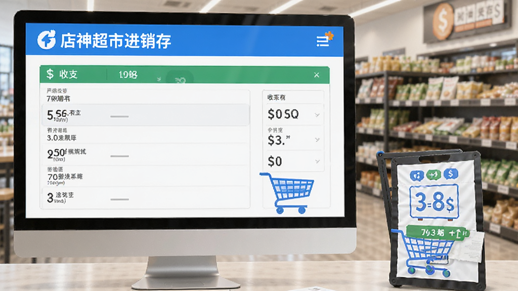 店神超市进销存(收支)一体化系统