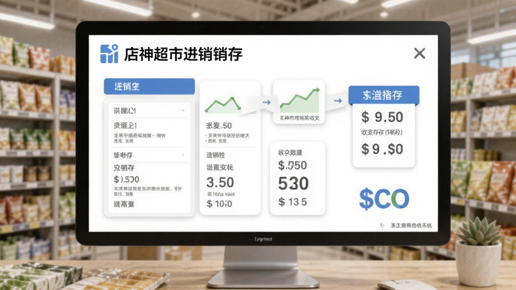 店神超市进销存(收支)一体化系统