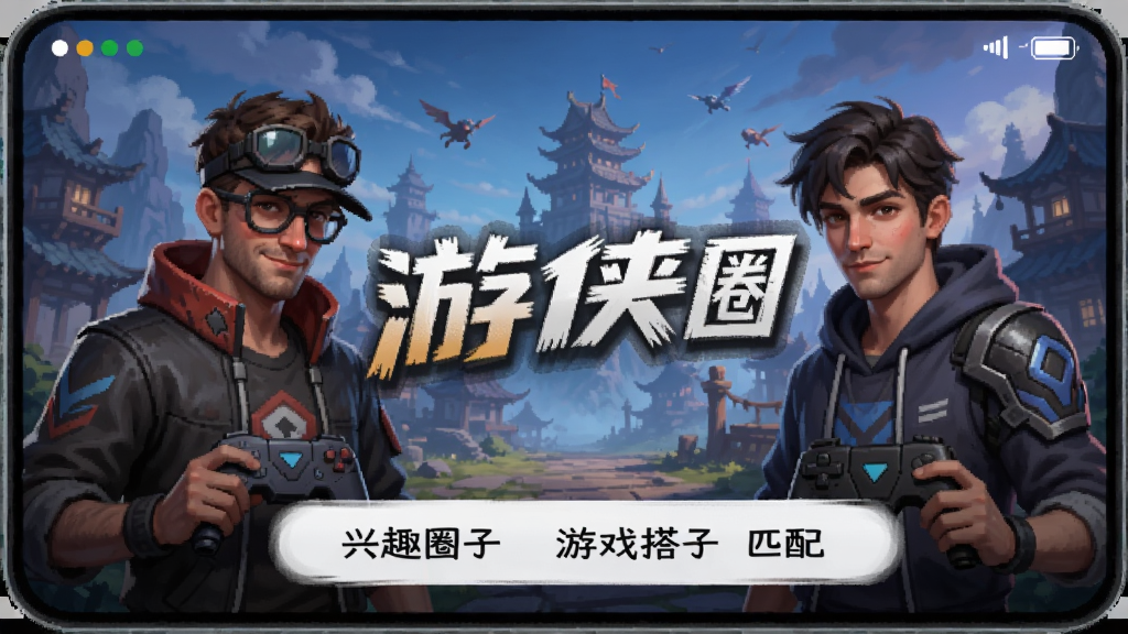 游侠圈-游戏社交助手 兴趣圈子 游戏搭子匹配