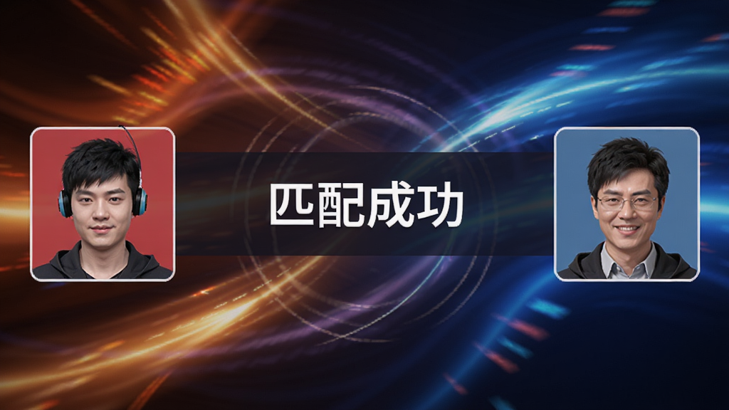 �����ö�սƥ�仭�棬��λ���ͷ������Ļ���࣬�м���ʾ��ƥ��ɹ�������������Ϊ��̬��Ч�������������ˣ����ֿ���ƥ��������У����ʸɾ��޶���Ԫ��