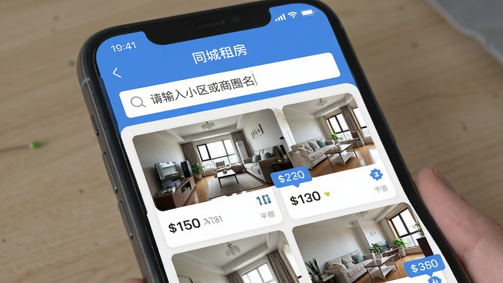 软件主界面展示图,手机屏幕内显示