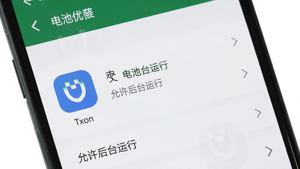 �̳���ͼ������Ϊ�ֻ���Ļ��ʾ���ý��棬��Ļ�и�����ʾ��Txon��Ӧ��ͼ�꣬�Ա��е���Ż�ѡ�����Ϊϵͳ���÷�����������֡�������̨���С�������Ϊ��ɫ�����岼����������ƽ����ƣ����ʸɾ���