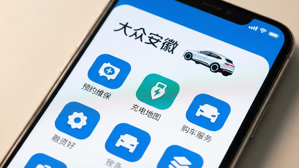 һ�������ֻ���Ļ��д����Ļ��������ʾ�����ڰ��ա�App�������棬�������Լ�ִ����԰�ɫ�ͿƼ���Ϊ��ɫ���������С����ڰ��ա�������Logo��һ�������͵�����Դ��������ͼ�꣬�м����������š�ԤԼά������������ͼ�������������񡱵�Բ�ǹ���ͼ�꣬�������ɾ���ˬ���޶�����Ԫ�أ����ʸ��壬������ͣ�ͻ��������ʵ����רҵ�С�