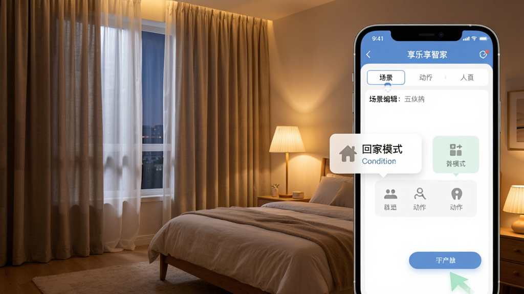 һ��չʾ���ܳ���������ͼƬ��������֡��������Ǽҡ�App�еĳ����༭���棬�û�������ק���ؼ�ģʽ���������Ͷ�������������ܰ�����ң����������������ƹ����𣬽���������������ֱ���׶�������������