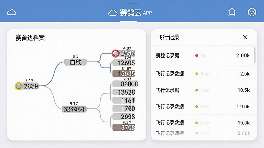 չʾ�������ơ�APP�ĸ���������棬����Ϊһֻ��ɫ�Ÿ����ϸ������Ƭ������Ѫͳ��״ͼ�����м�¼�����б�������Ϊ���½ṹ���Ű���Ϣ�㼶���������дʵ��ϱ�ƽUI��ϸ�ڰ������š���ɫ����ɰ�����ֱ�ǩ�����ʸɾ��޶���Ԫ�ء�