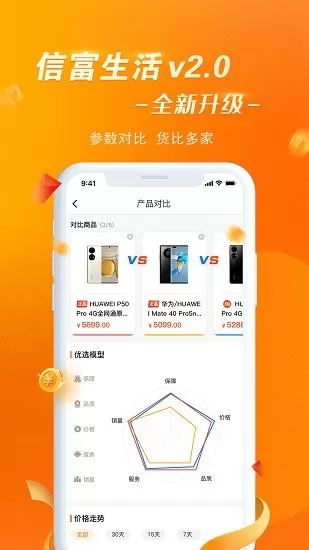 信富生活 安卓版 软件界面