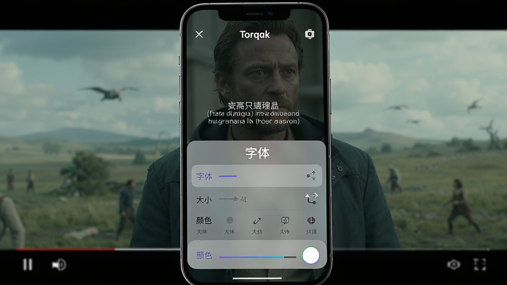 ���壺Torqak��������ʾ��Ļ���ò˵�������Ϊ�����е������Ӱ�����֣��ֻ��������·�������Ļ��ʽ������壻�Ű棺���������ѡ��������塢��С����ɫ����񣺼���UI��ë����Ч����ϸ�ڣ���Ļ��ʾ��Ӣ˫������С�Torqak����־�����ʣ�������Ⱦ������ɾ��޶���Ԫ�ء�