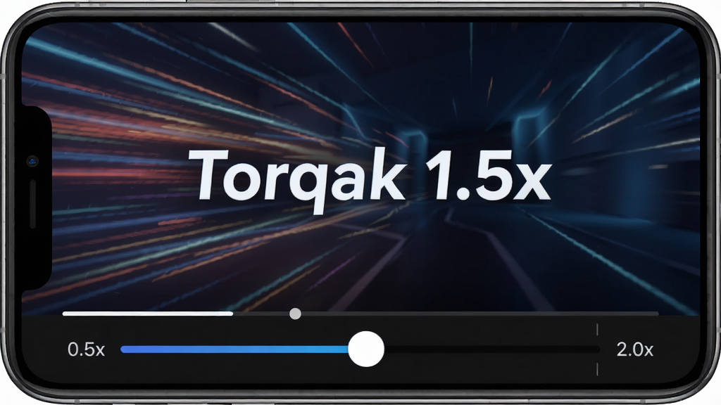 ���壺Torqak���������ٵ��ڽ��棬��Ƶ������1.5���ٲ��ţ����֣��ֻ���Ļ������ʾ���Ż��棬�ײ�Ϊ���ڻ��飻�Ű棺���ֱ�ۣ���������ע��0.5x�����Ҳ��ע��2.0x��������ִ����У��ٶ���Ч����ϸ�ڣ���������ʾ��Torqak 1.5x�����������ʣ�����������UI�ɾ��޶���Ԫ�ء�