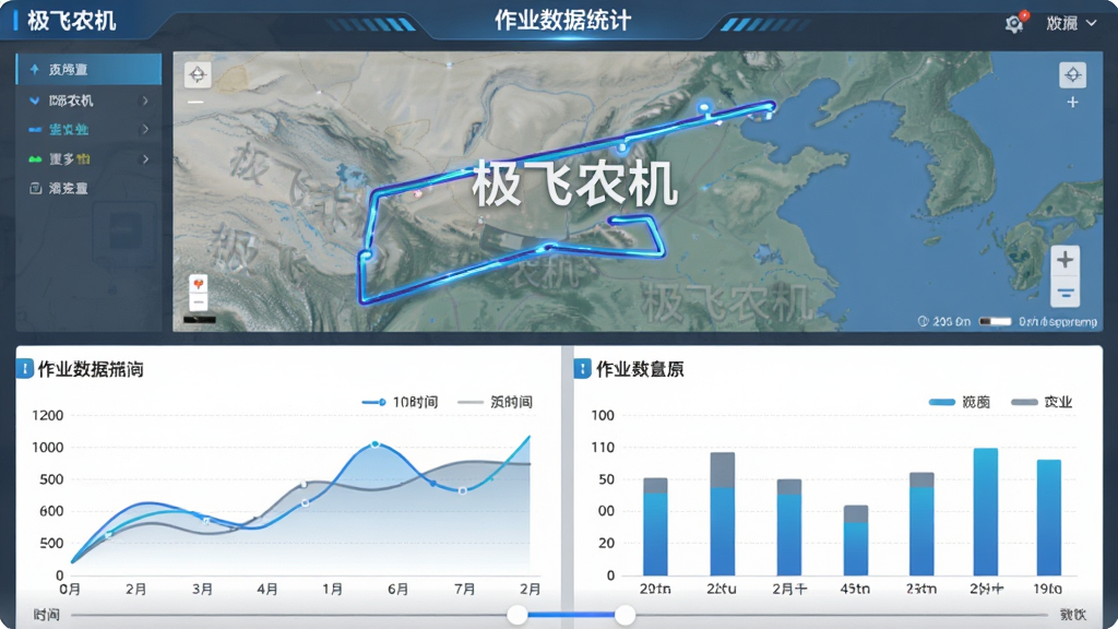 ���壺����ũ��App����ҵ����ͳ��ҳ�棬��������ͼ����״ͼ�����֣���Ļ��Ϊ���������֣���Ϊ��ͼ�켣����Ϊͼ�����Ű棺���ݿ��ӻ�������ʱ���Ử����������񣺿Ƽ���������ɫ��ͼ������������ϸ�ڣ���ͼ����ũ����ʻ�켣�ߣ���ע
