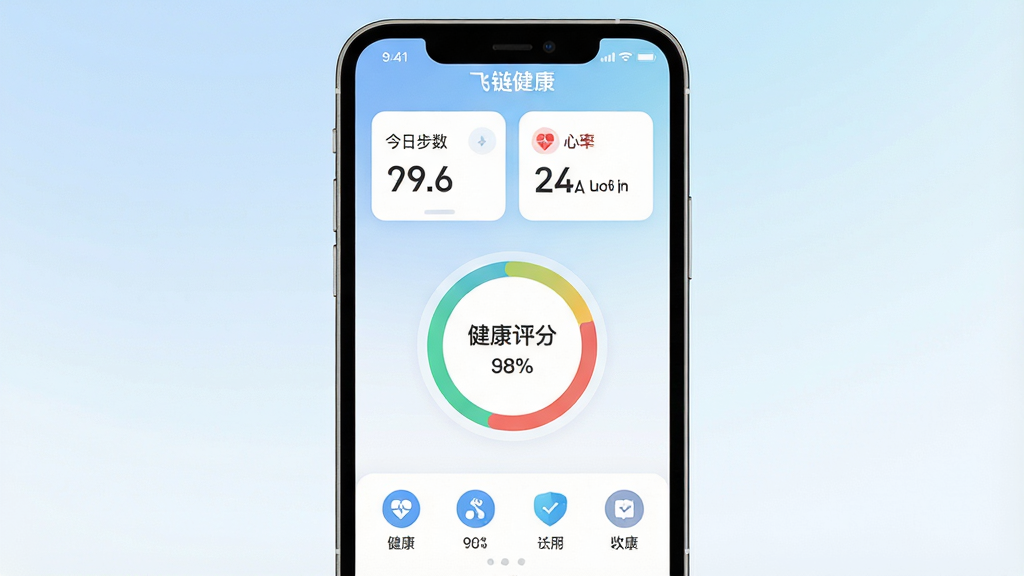 һ��չʾ������������Appȫò��ͼƬ������������һ�������ֻ�����Ļ��������ʾ�������������������棬��������͵Ľ�������ɫ�����沼�ּ�࣬�Ϸ�չʾ���ղ������������ݿ�Ƭ���м���Բ�ν������ֻ����·����ĸ�����ͼ�꣬�������ִ����£���ƽ����ƣ�ϸ��Բ�󣬻��ʸɾ����޶���Ԫ�ء�