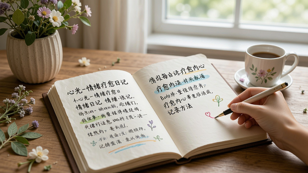 心光-情绪疗愈日记 情绪日记 疗愈内心 记录方法