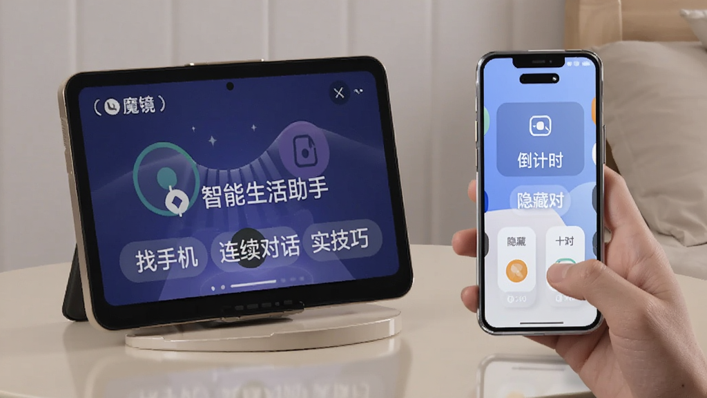 魔镜-智能生活助手 隐藏功能 找手机 倒计时 连续对话 实用技巧
