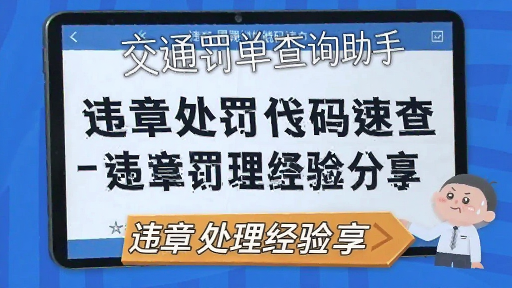 违章处罚代码速查-交通罚单查询助手 违章处理经验分享配图