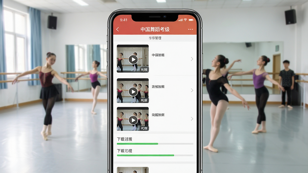 һ��չʾ�ֻ���Ļ��ͼƬ����Ļ����ʾ���й��赸������App�Ļ������ҳ�棬����Ƶ�б������ؽ��������������赸���ң����������������������࣬���ʸɾ����޶���Ԫ�ء�