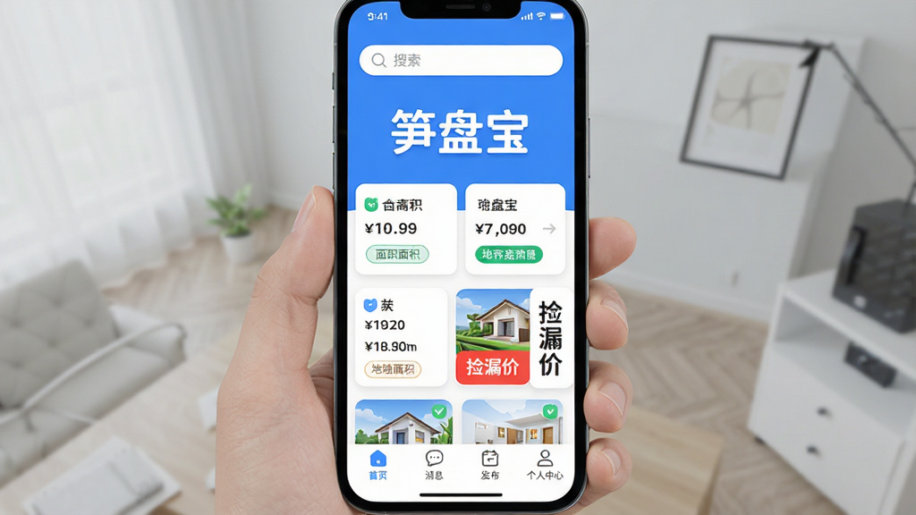���壺չʾһ����Ϊ�����̱������ֻ�App���棬�������ִ���ˬ����ɫ��Ϊ���״��䡣���֣���Ļ������Ŀ��չʾ�š����̱��������֣��·������ż�����Ƭʽ��Դ��Ϣ��ÿ�ſ�Ƭ��ʾ�ż۸�����͵���λ�ñ�ǩ������һ�׷�Դ�۸��ǩͻ����ʾ����©�ۡ����Ű棺��Ϣ�㼶����������Ϊ���������ײ�Ϊ���ܵ�������������ҳ����Ϣ�������͸������ġ���񣺱�ƽ����ƣ�ͼ������Բ��ɫ�����죬���ʸɾ��޶���Ԫ�ء�