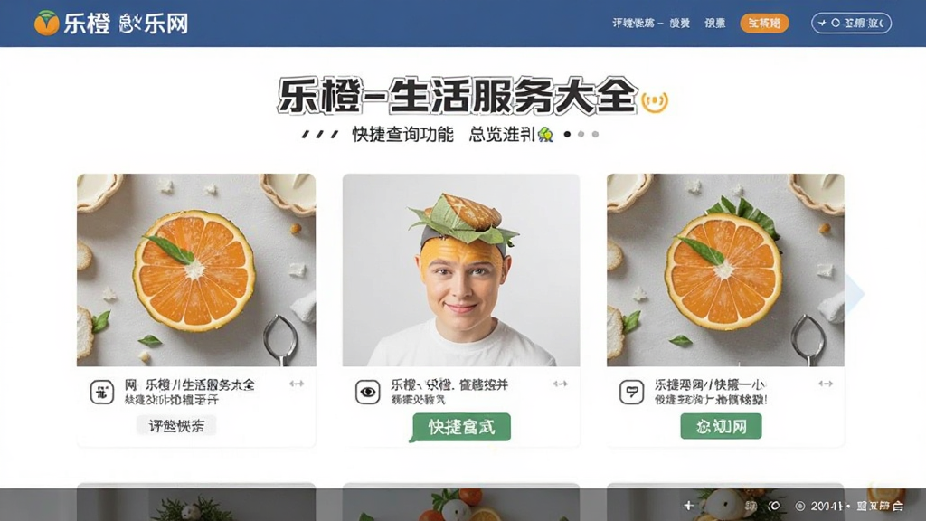 乐橙网-生活服务大全 快捷查询功能界面总览