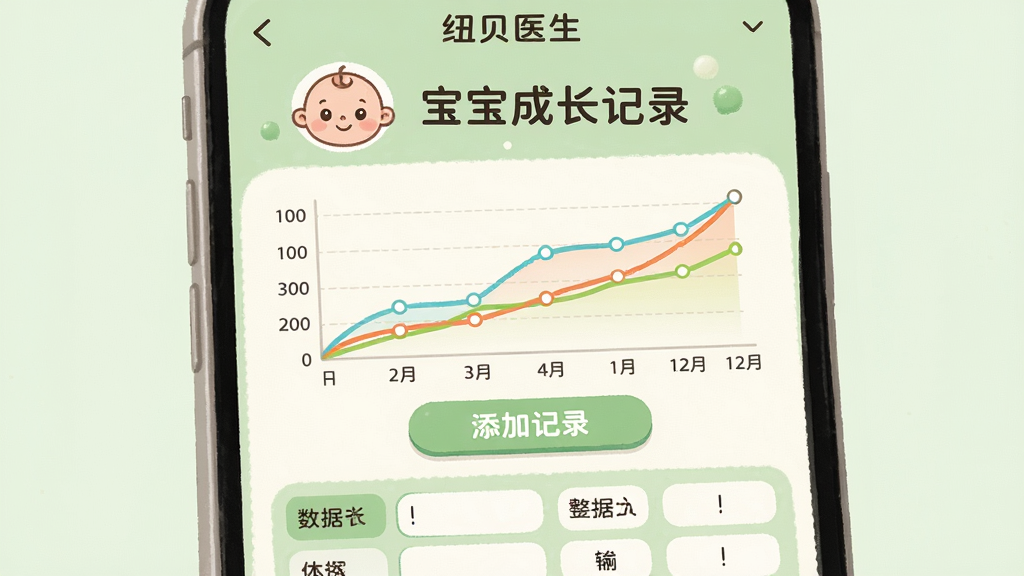 一幅手机截图风格的插图,主体是