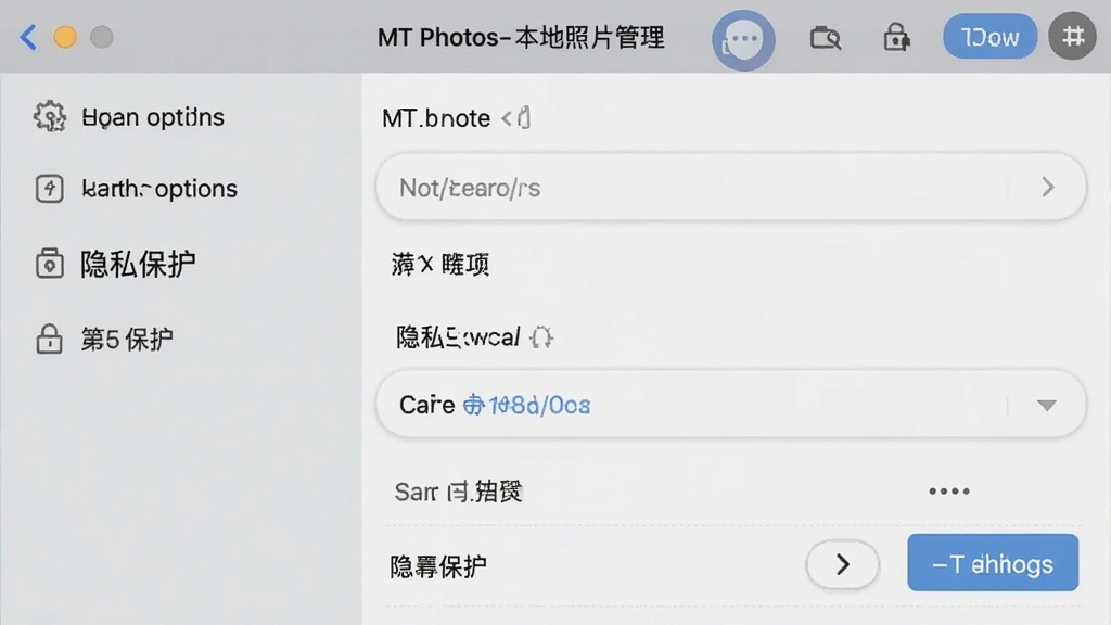 MT Photos-本地照片管理 设置选项 隐私保护