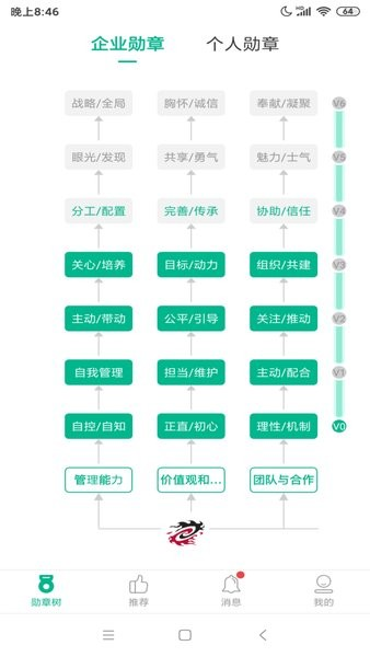 勋章树 软件 界面 安卓版