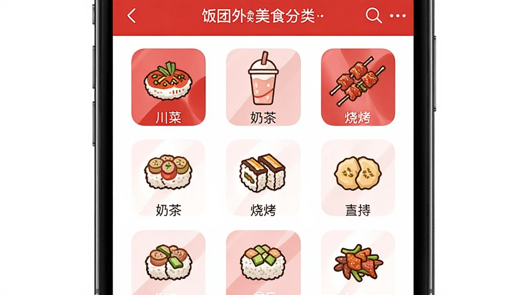 һ��չʾ�������� Fantuan Delivery ��ʳ��������ͼƬ������Ϊ�ֻ���Ļ�ϵĹ���ͼ�����У��������룬ÿ��ͼ������Сͼ���Ű��������죬ϸ�ڰ��������ˡ������̲衱�����տ��������ı�ǩ�����ʱ�����£����ʸɾ��޶���Ԫ�أ���ɫ��Ϊ��ɫ�Ͱ�ɫ��