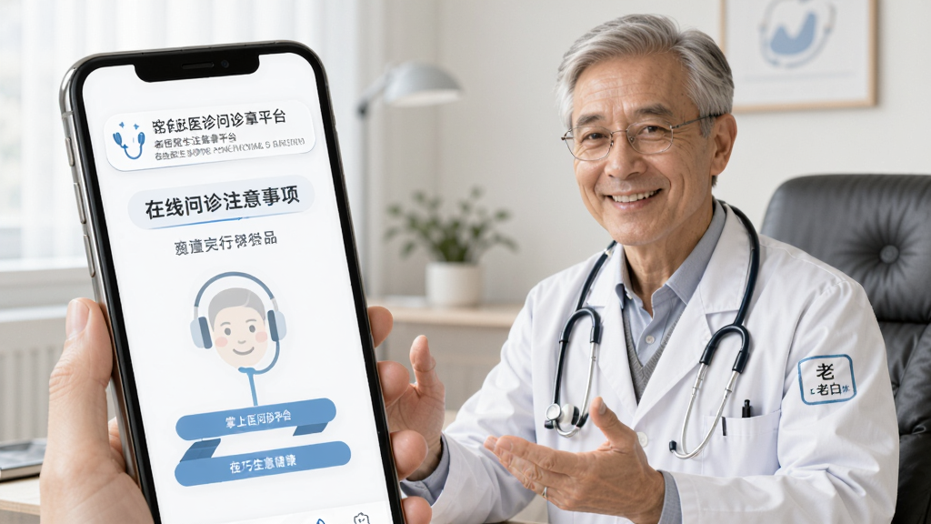 老白健康-掌上医生问诊平台 在线问诊注意事项 使用技巧