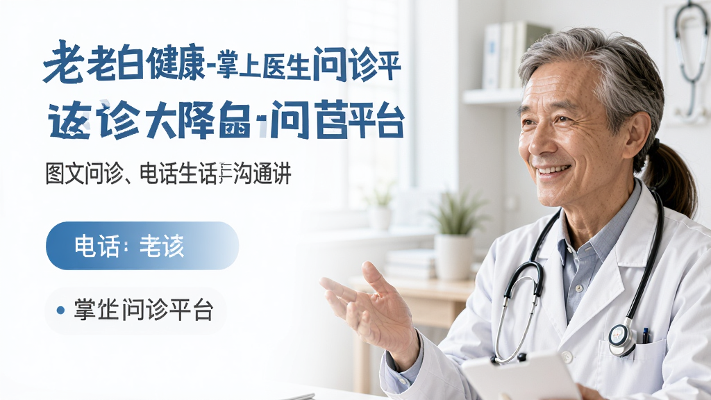 老白健康-掌上医生问诊平台 图文问诊 电话问诊 与医生沟通