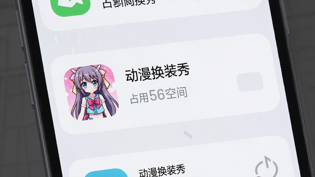 һ���ֻ���Ļ��ʾ�洢�ռ�������棬������װ���ͼ���Ա���ʾռ�ÿռ��С�������Ǽ���ϵͳ�����񣬻��ʸɾ���ͼ�����ֱ�ע��������װ�㡱