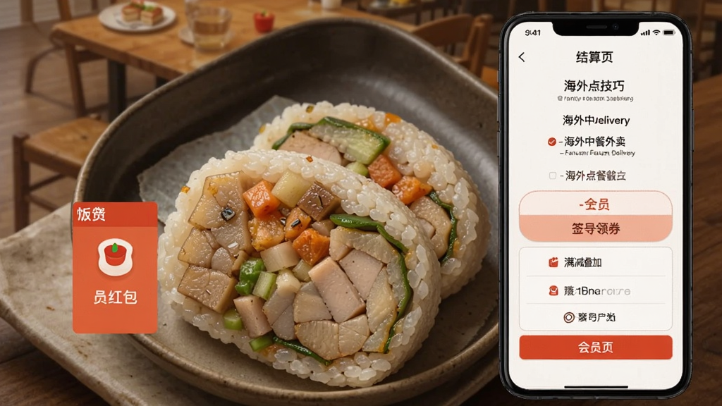 饭团外卖 Fantuan Delivery-海外中餐外卖 会员红包 签到领券 满减叠加 结算页使用技巧 海外点餐省钱