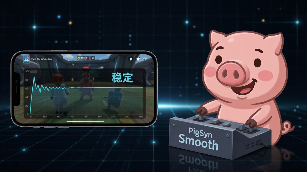 һ��չʾ PigSyn Pig Everything Smooth ��̬֡���ȶ����ܵ�ͼƬ�����������һ��������õ��ֻ�����Ļ����ʾ��Ϸ�����һ��ƽ�ȵ�֡�����ߣ������Ա�ע