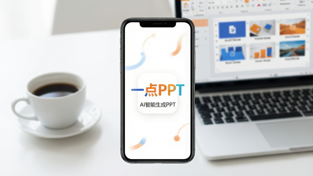 һ��չʾһ��PPT�������Ľ���ĺ��ͼƬ�������������ֻ���Ļ����Ļ����ʾһ��PPT������ҳ�����������С�һ��PPT���Ĳ�ɫ������Logo���·���һ��С�֡�AI��������PPT���������Ǹɾ�����İ칫����������һ�����Ⱥ�һ̨�ʼǱ����ԣ��ʼǱ�������Ļ����Լ��ʾ��PPT�õ�Ƭ���������ִ�����ˬ����ƽ����ɫ��������Ϊ������׺һ���ɫ����������������������û�ж������