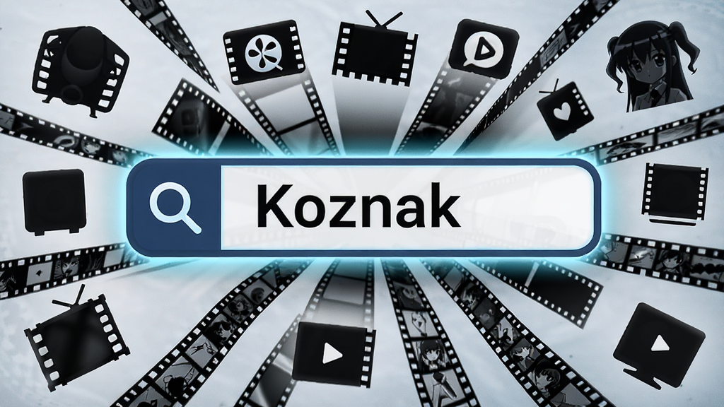 һ��AI���ɵ�ͼƬ��������һ�����������������д�š�Koznak������Χ�����Ÿ��ֵ�Ӱ��Ƭ�����Ӿ�ͼ��Ͷ���Ԫ�صļ�Ӱ�����ֳʷ���״�����Ƽ���ǿ��ϸ�ڷḻ�����������ɾ�