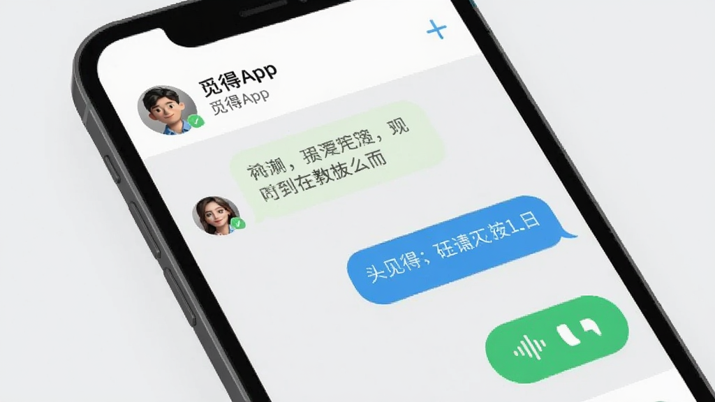 �ٵ�App�������չʾ���ֻ���Ļ��ʾ����ѵĶԻ����ڣ�����������Ϣ������ͨ����ť�������жԷ�ͷ����ǳƣ�����Ϊǳ��ɫ������࣬��������
