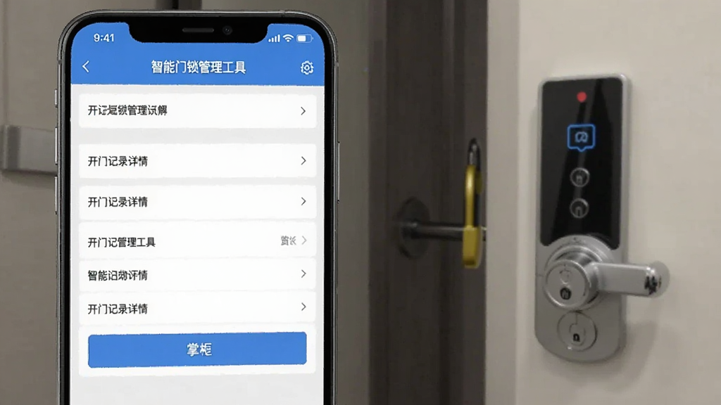 锁掌柜-智能门锁管理工具 开门记录详情页面截图