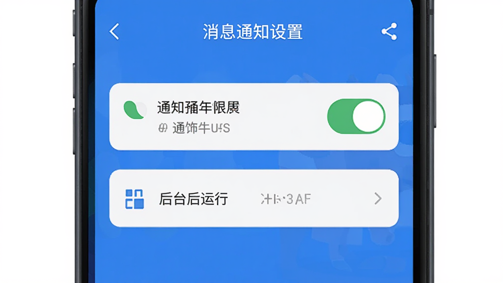 ����ţAPP��Ϣ֪ͨ���ý��棬�ֻ���Ļ��ʾ֪ͨȨ�޿��غͺ�̨����ѡ������࣬��ע����������ƽ�������ʸɾ�