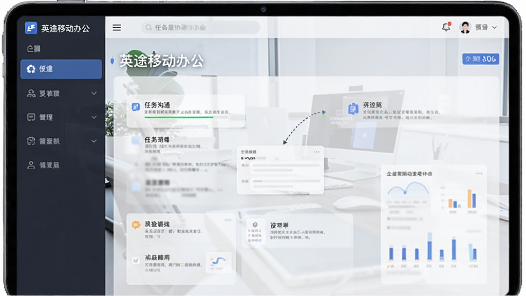 英途移动办公-企业协同工具 任务沟通一体化界面