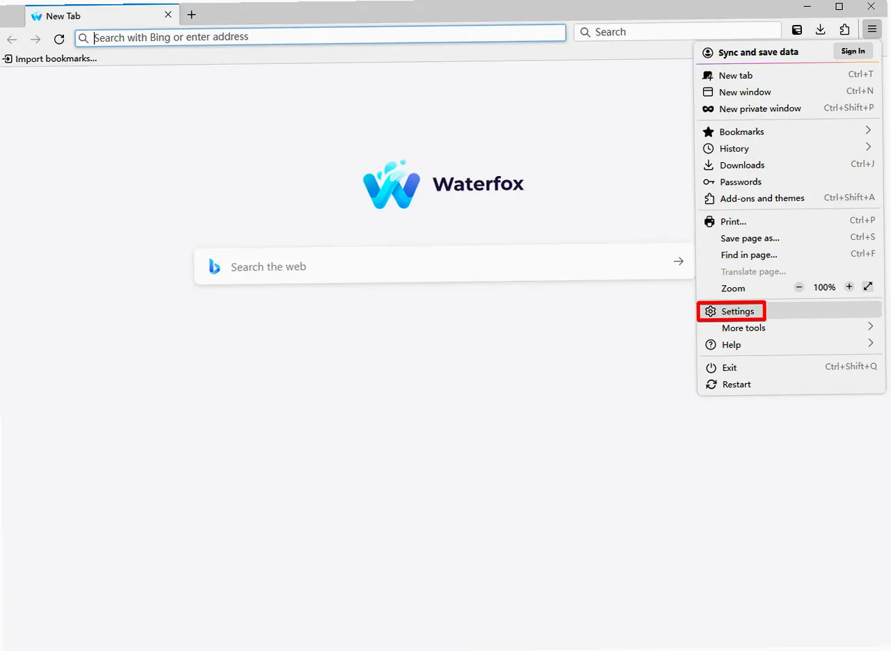 Waterfoxˮ����������԰�v6.7.2 ���°�